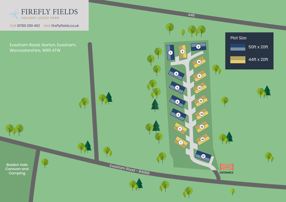 Firefly Fields map