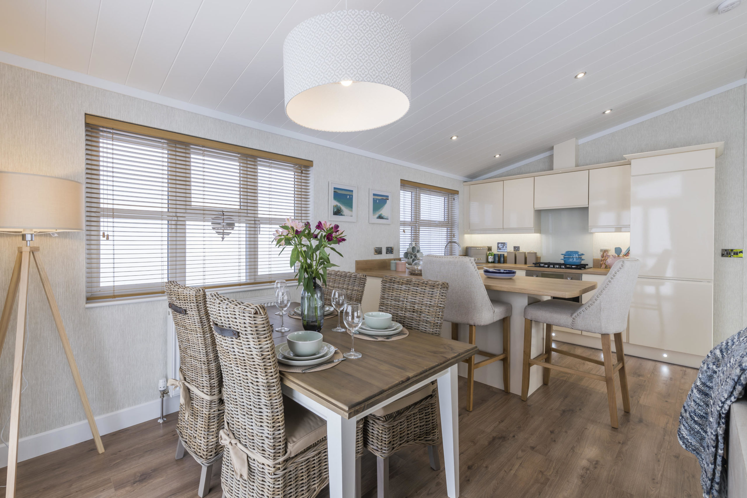 Holiday Lodge For Sale At Wixford Grange – Omar Classic - Dining Area